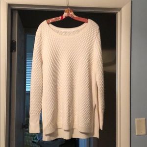 Athleta white sweater size XL
